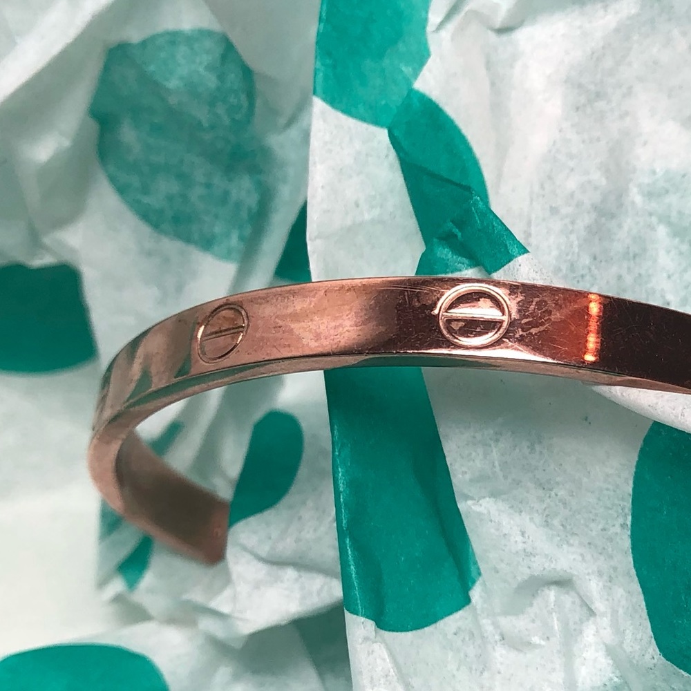 🌓PriceDrop10% limited time18k ROSE GOLD BRACELET - Picture 8 of 8
